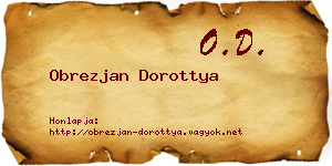 Obrezjan Dorottya névjegykártya